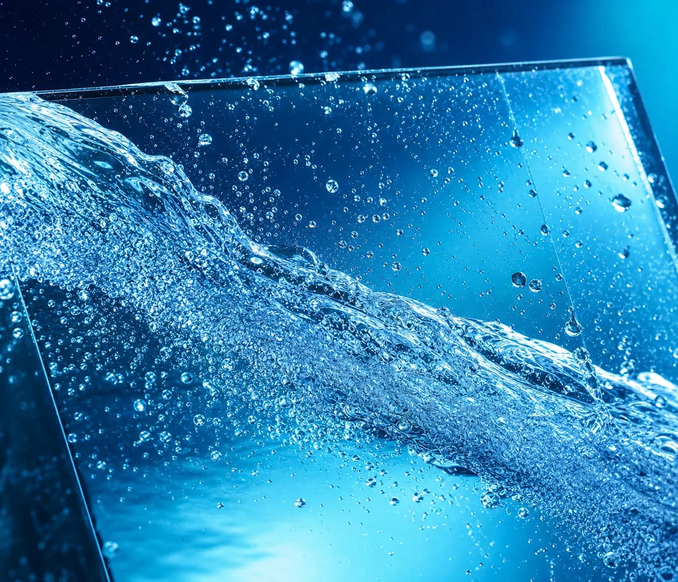 Agua ozonizada con microburbujas de oxígeno activo